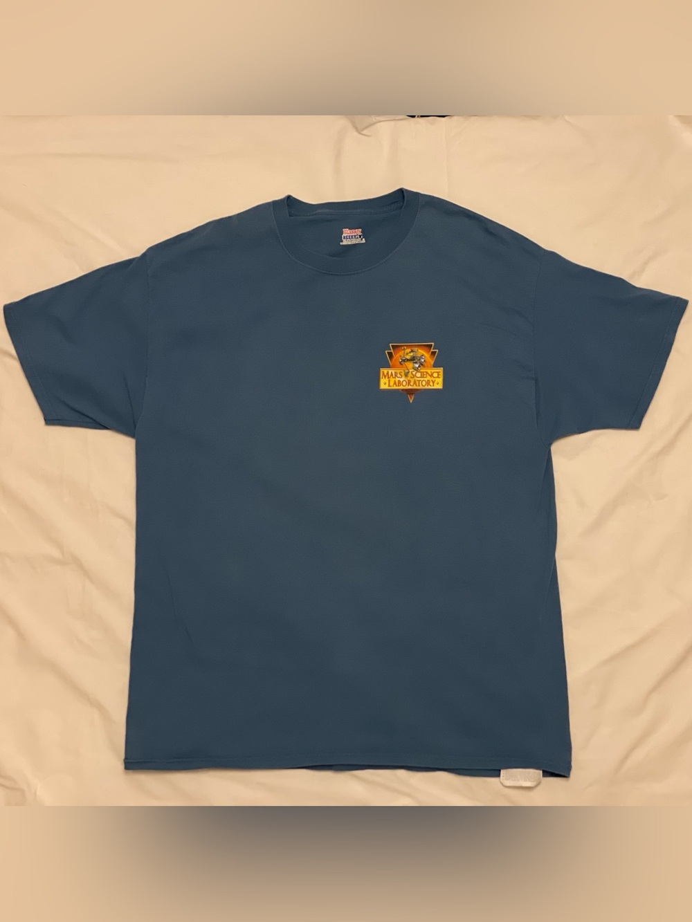 Retro Hanes Beefy XL Blue Mars T Shirt